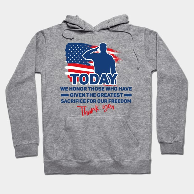 Memorial day 2024 Hoodie by Amelia Emmie